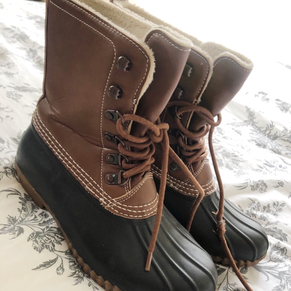 Brown Duck Boots